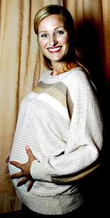 Inga Marte gravid, bildet lånt fra Dagbladet